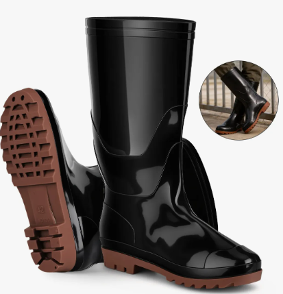 Botas Impermeables Hombre Trabajo Seguridad Botas De Lluvia